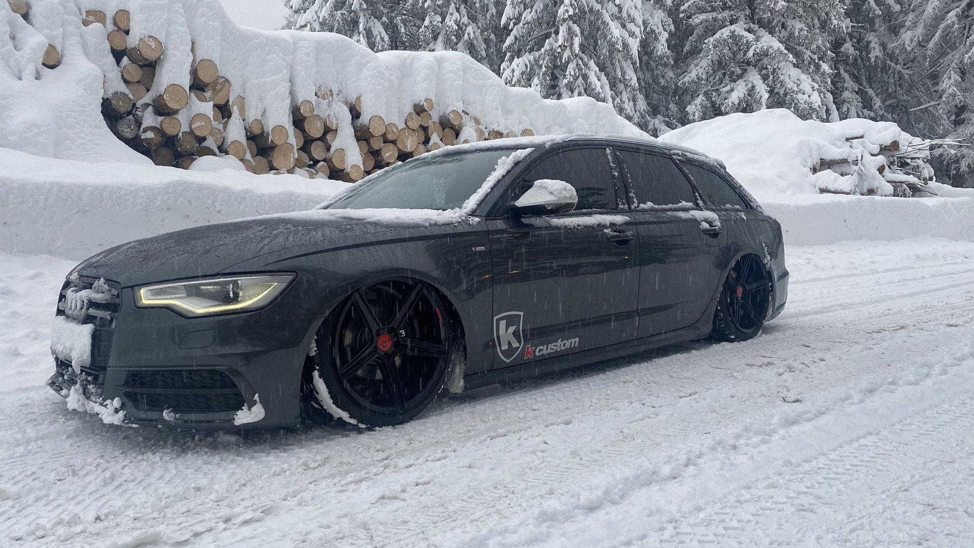 AUDI A6 4G KV1 schwarz glänzend