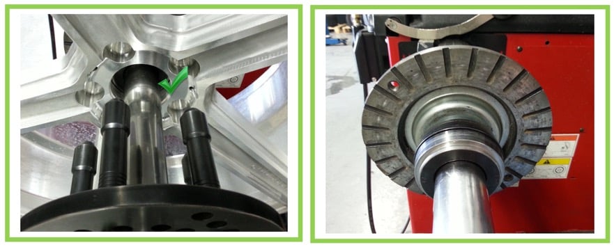 Correct mounting method