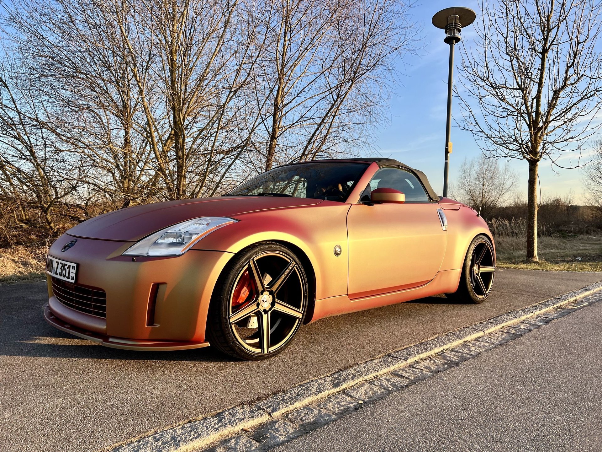 NISSAN 350Z Coupe Z33 - KV1 bronze seidenmatt