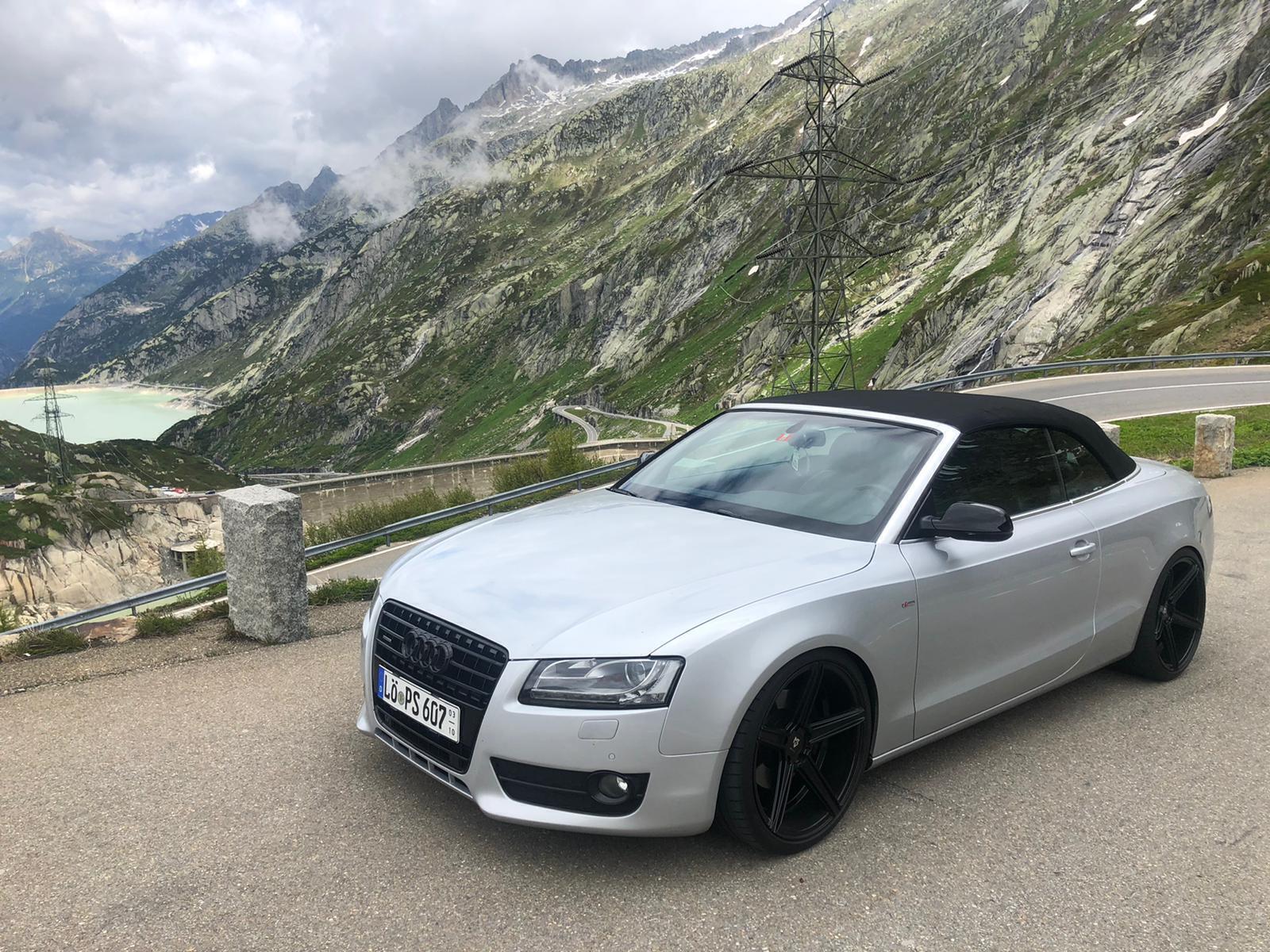 AUDI A5 Cabrio B8 KV1 schwarz glänzend poliert
