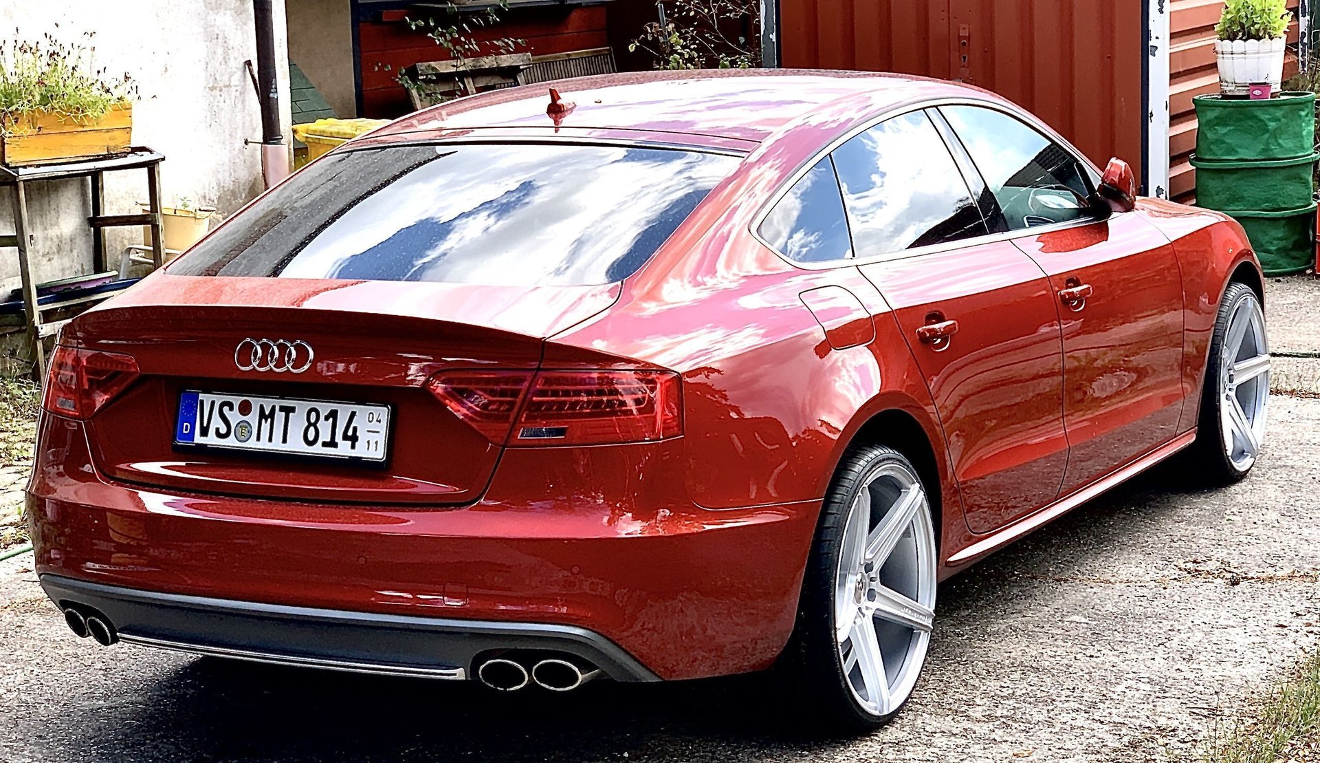 AUDI S5 Cabrio B8 KV1 silber glänzend