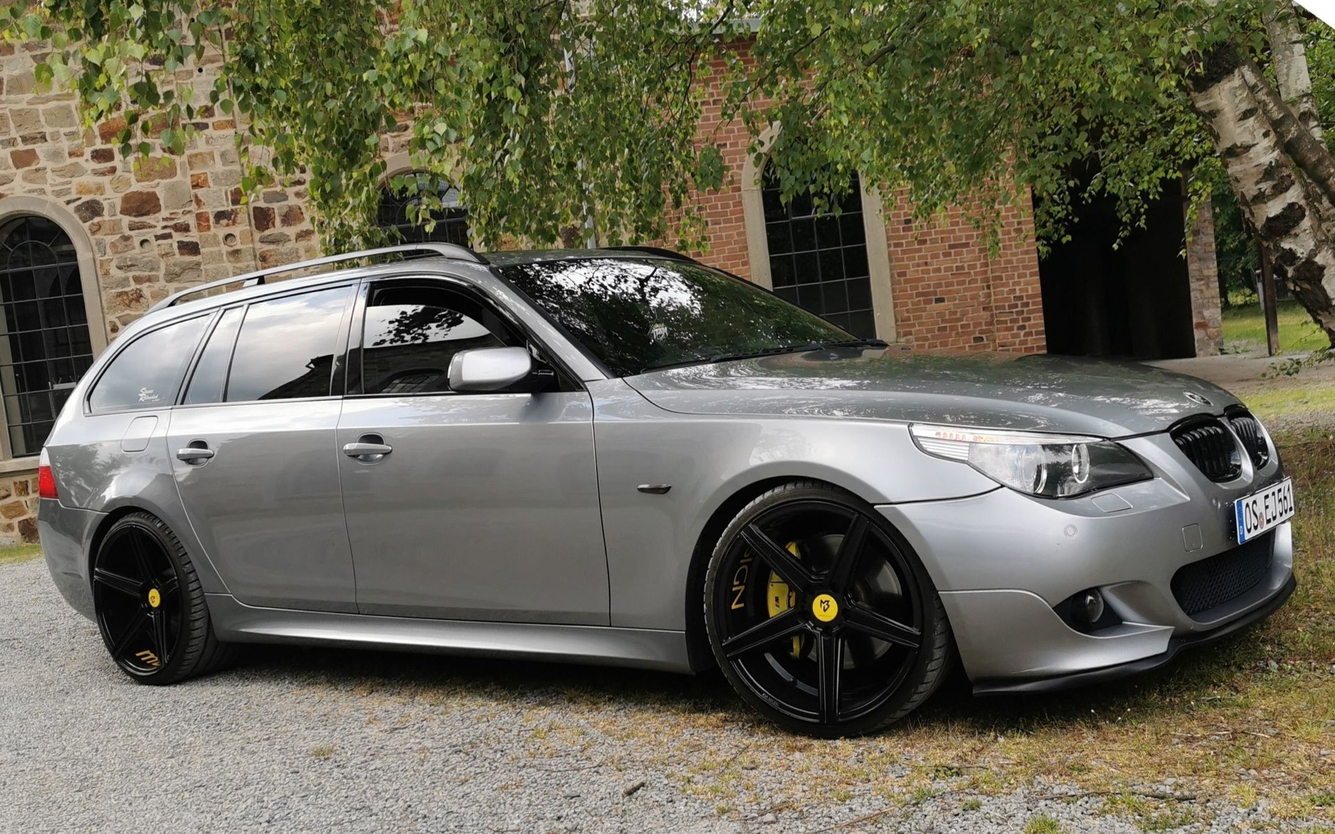BMW 5er 560L - KV1 schwarz glänzend