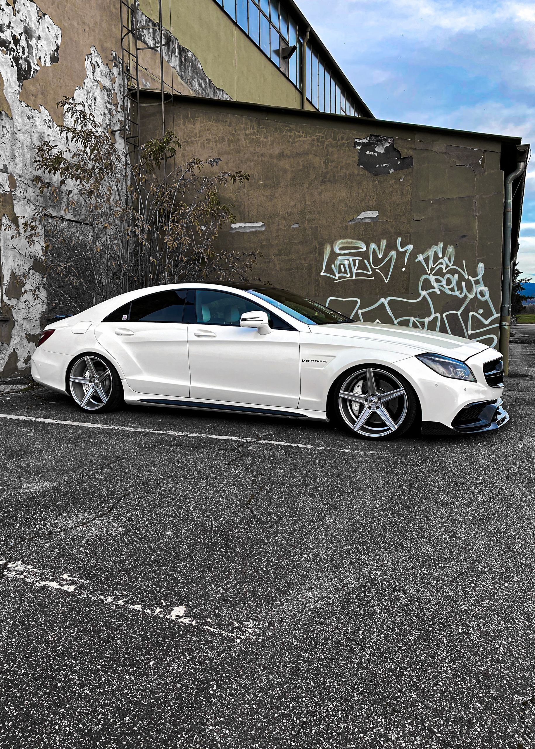 MERCEDES-BENZ CLS-Klasse 218 KV1 silber glänzend