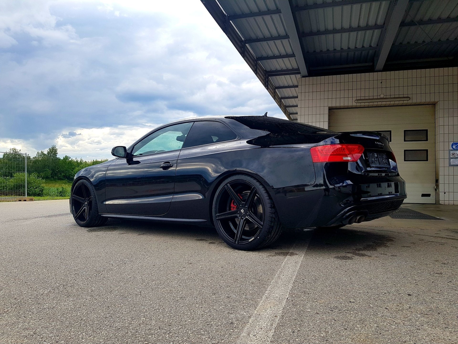 AUDI A5 Cabrio B8 - KV1 schwarz glänzend
