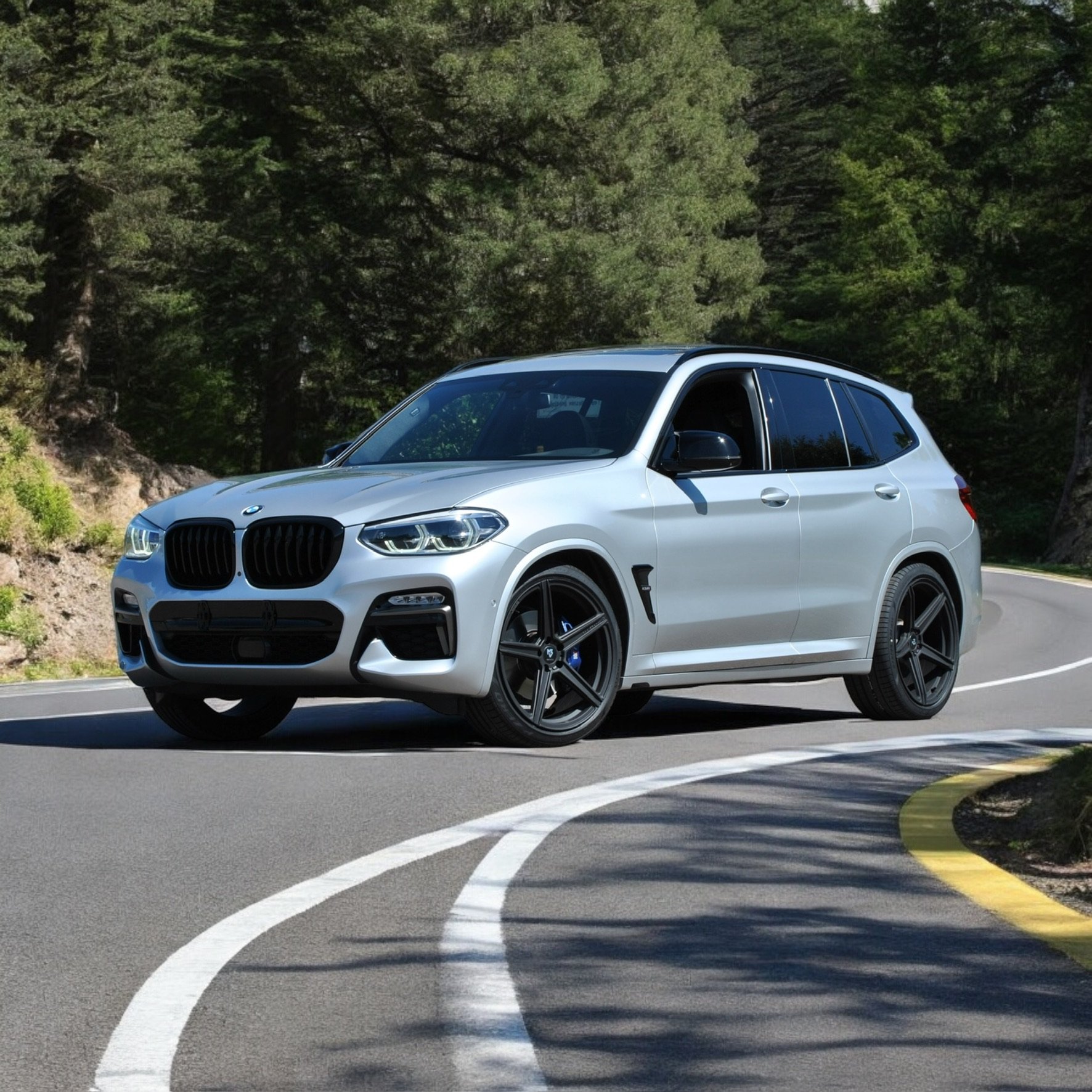 BMW X3 G3X - KV1 S schwarz stumpfmatt