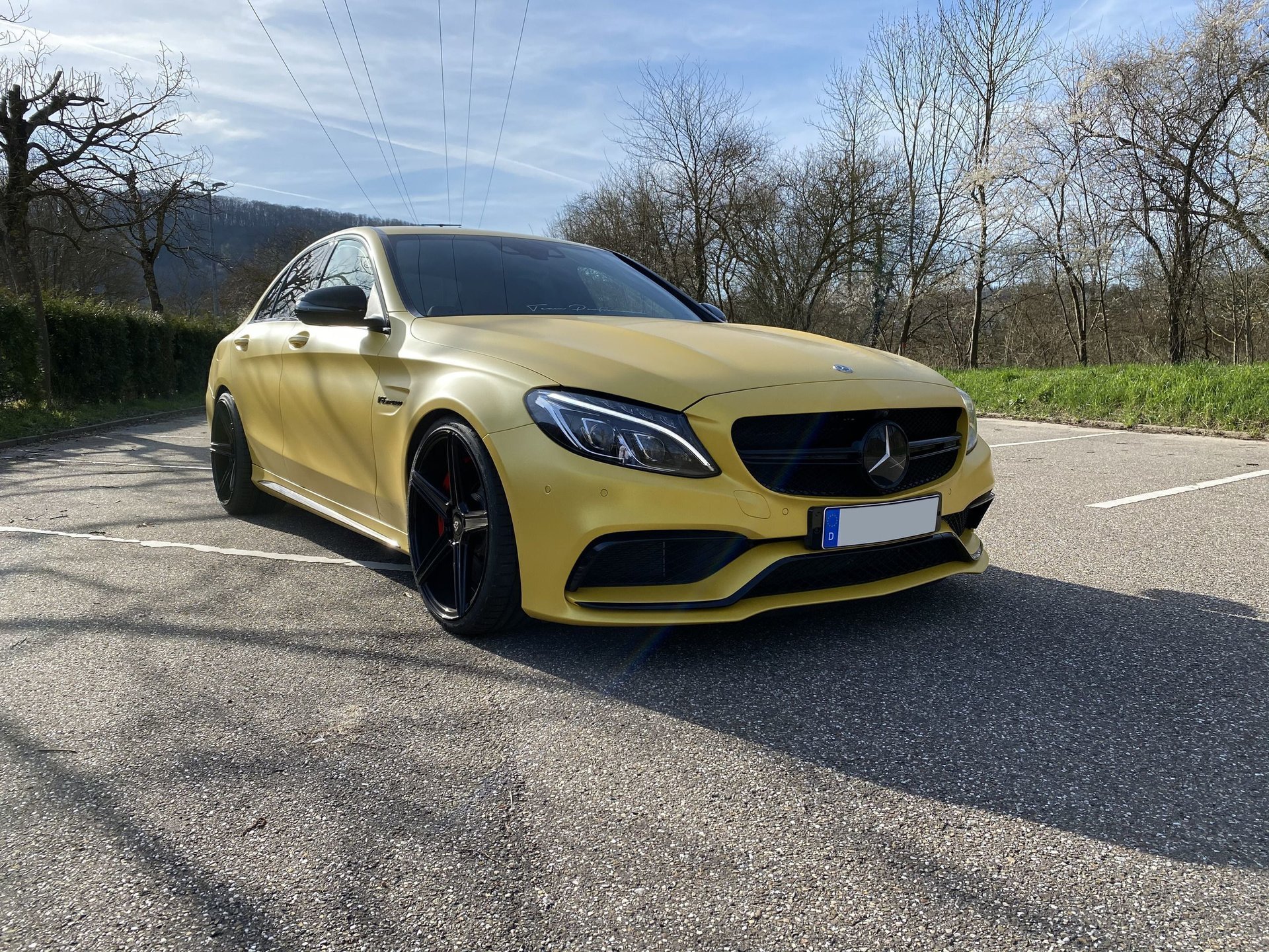 MERCEDES-BENZ C-Klasse AMG 204-AMG(W205) KV1 schwarz glänzend