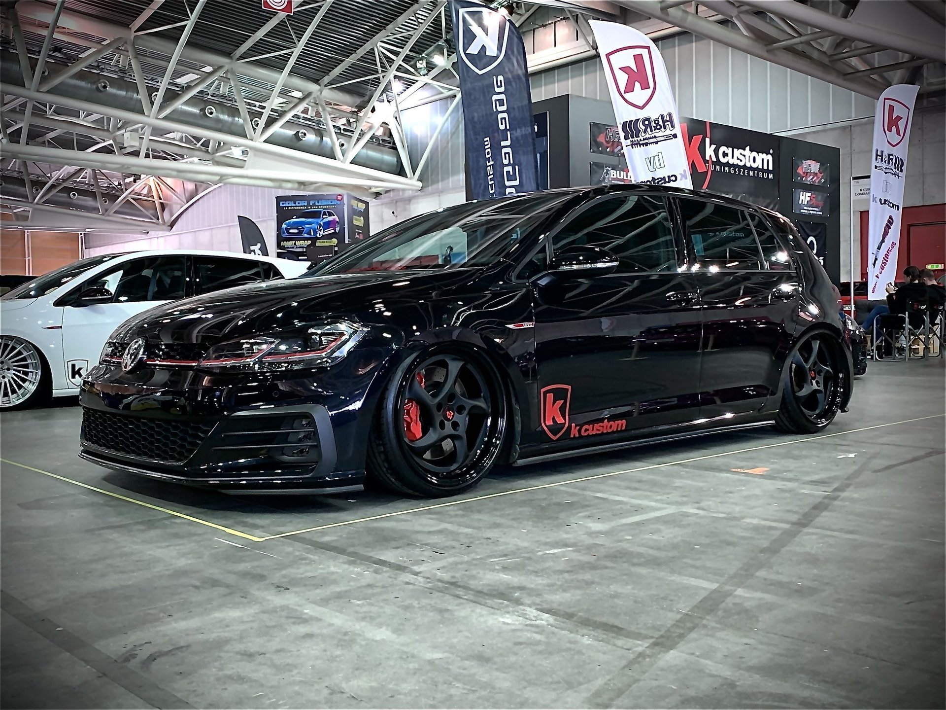 VOLKSWAGEN Golf 7 AU - TURBO schwarz stumpfmatt