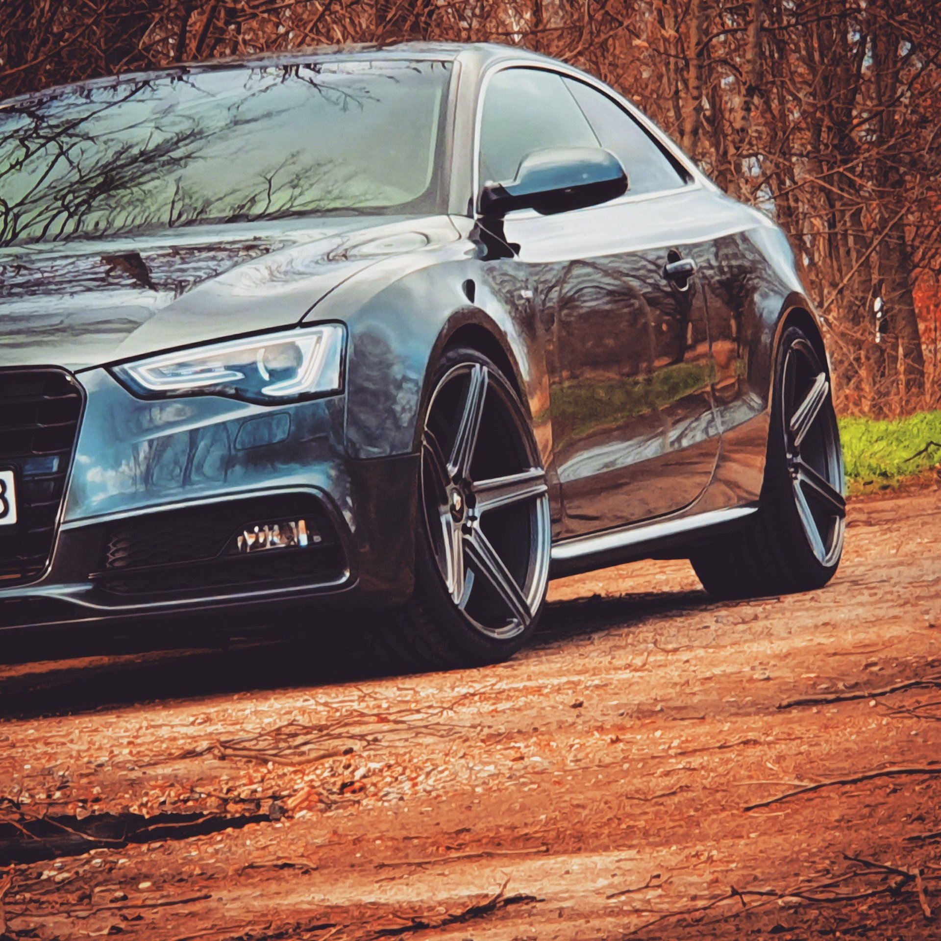 AUDI A5 Cabrio B8 - KV1 grau matt