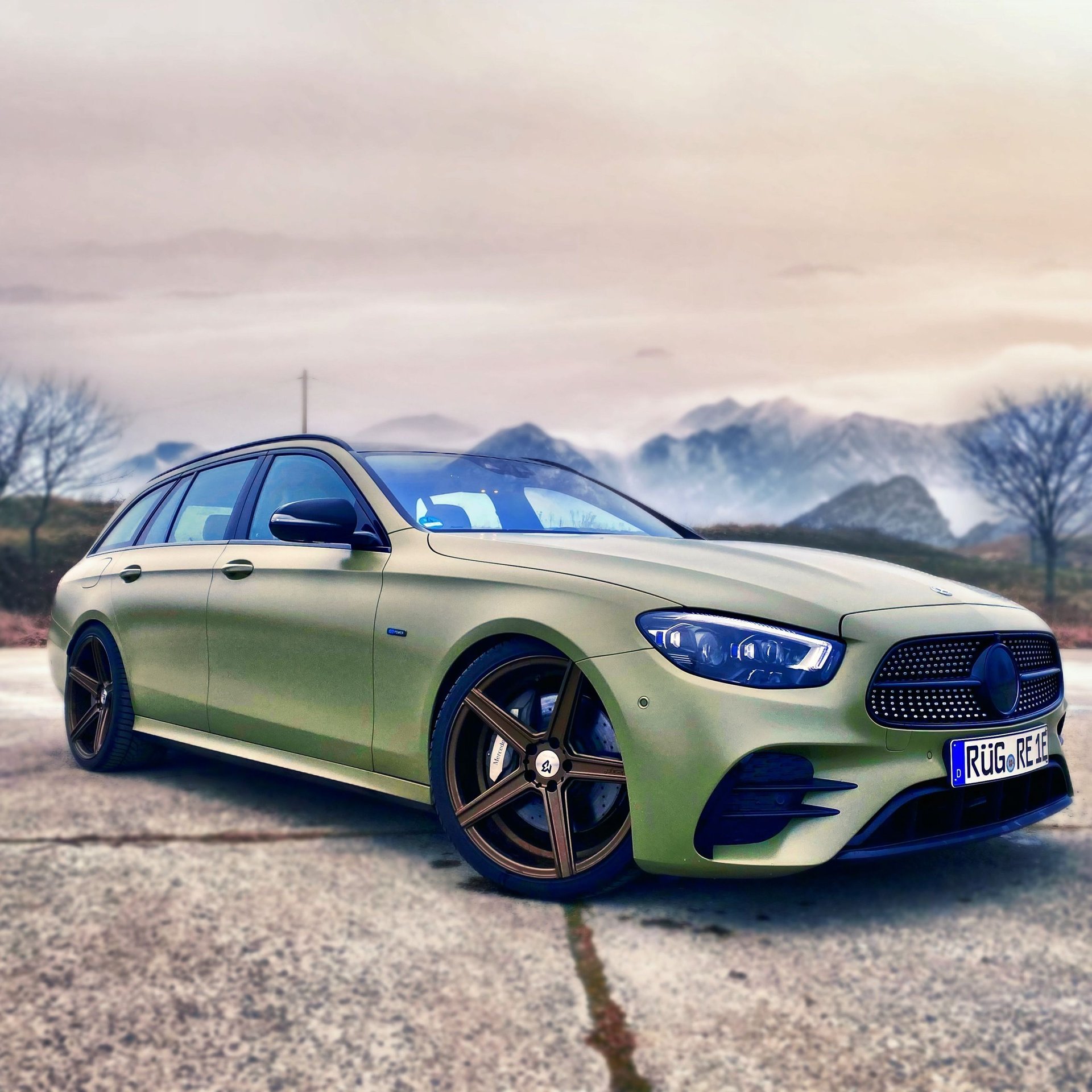 MERCEDES-BENZ E-Klasse T-Modell R1ES - KV1 bronze seidenmatt