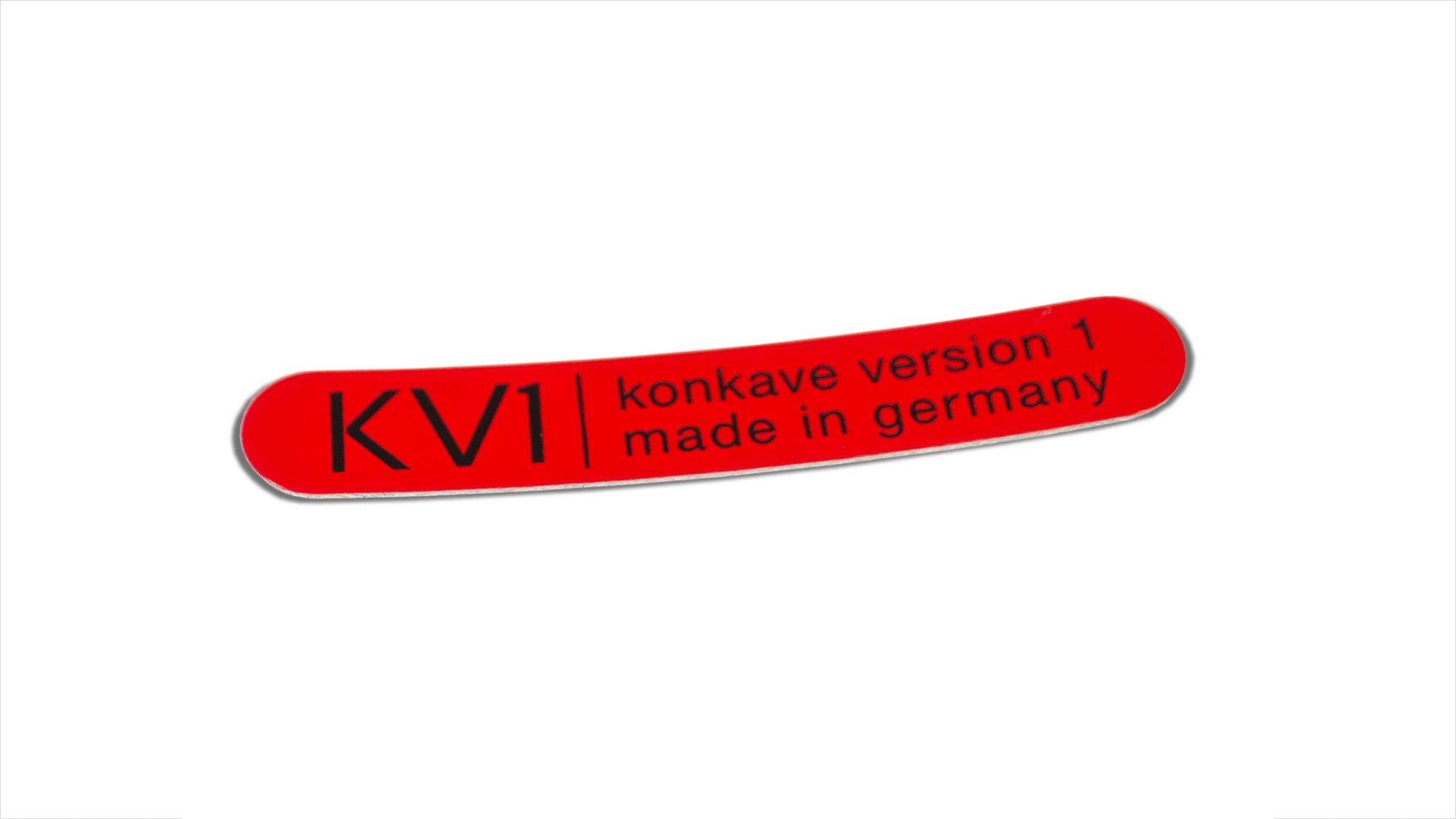 mbDESIGN KV1 Klebeschild in Rot
