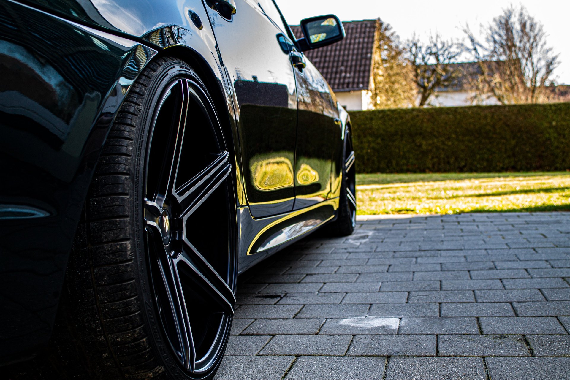 BMW 5er 560L KV1 schwarz matt poliert