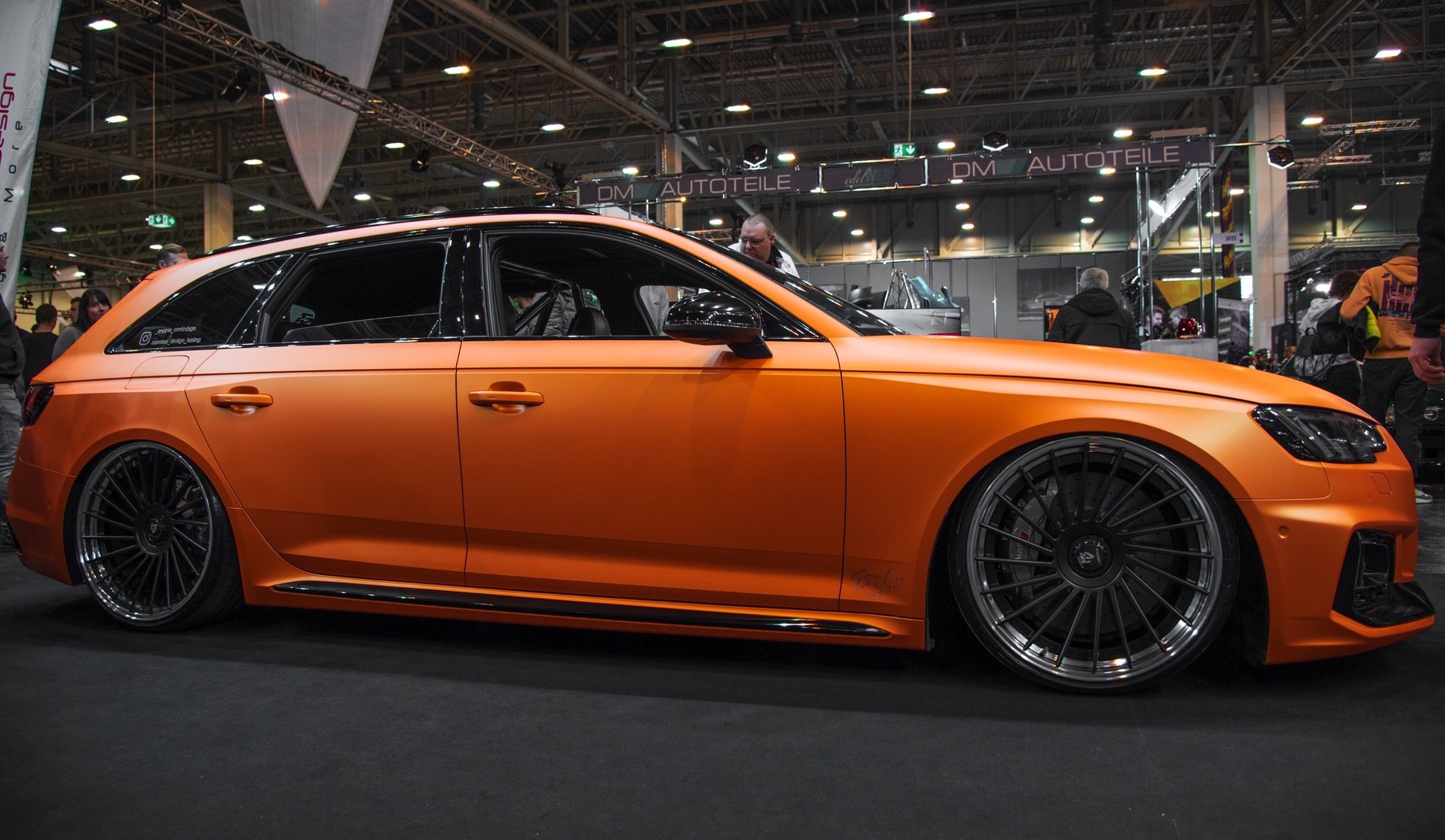 AUDI RS4 Avant B8(B9) - VR3.2 grau matt/schwarz glänzend poliert