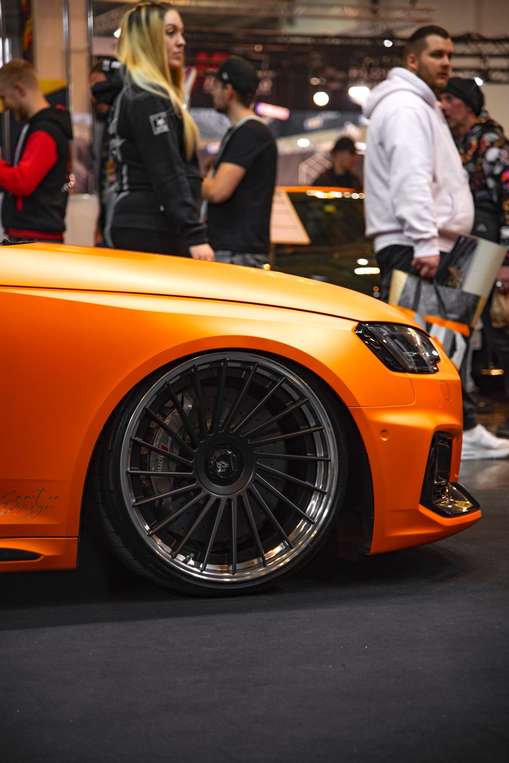AUDI RS4 Avant B8(B9) 2.9 V6-Biturbo VR3.2 grau matt/schwarz glänzend poliert