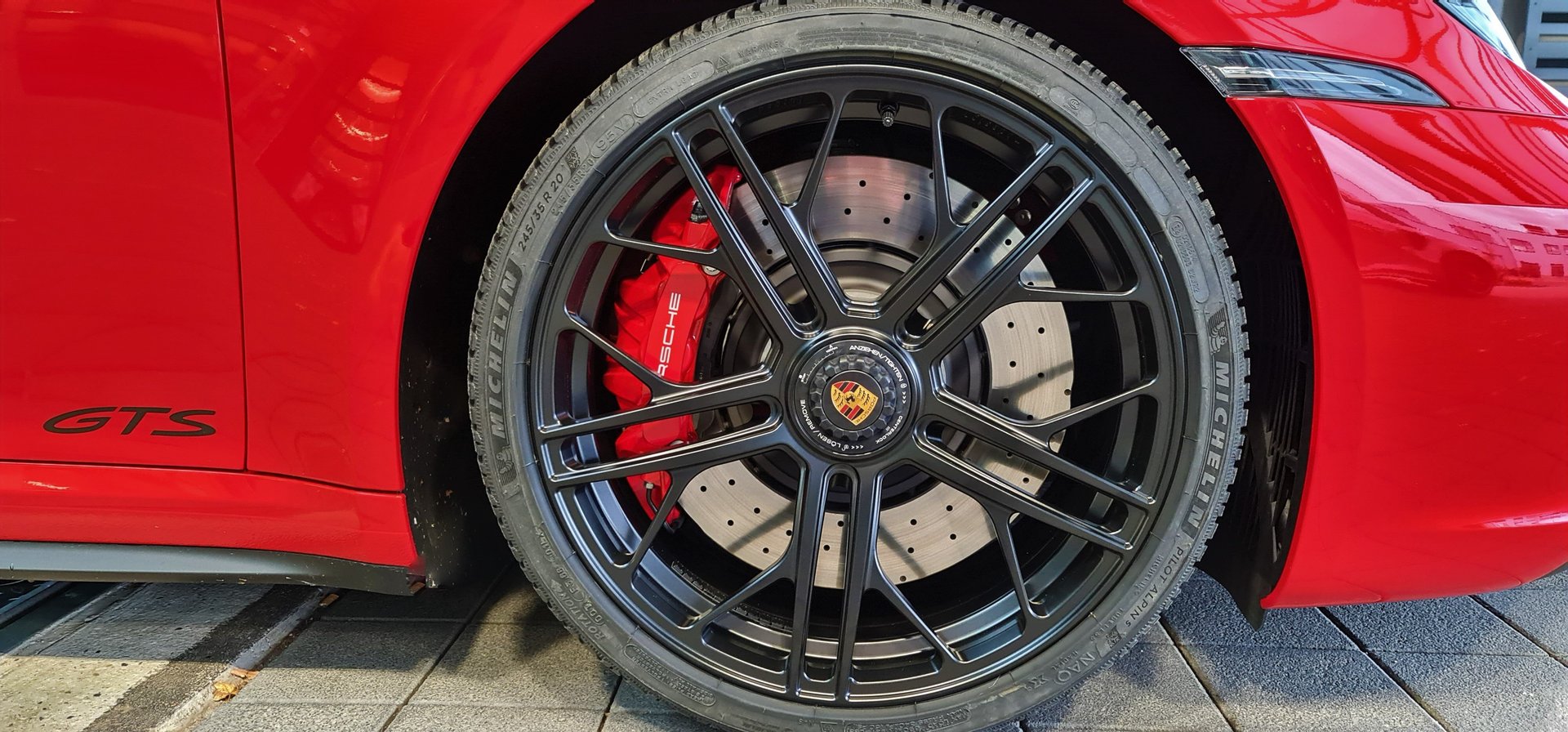 Winter wheels for Porsche 911 GTS 992 with SF1 CL in satin black